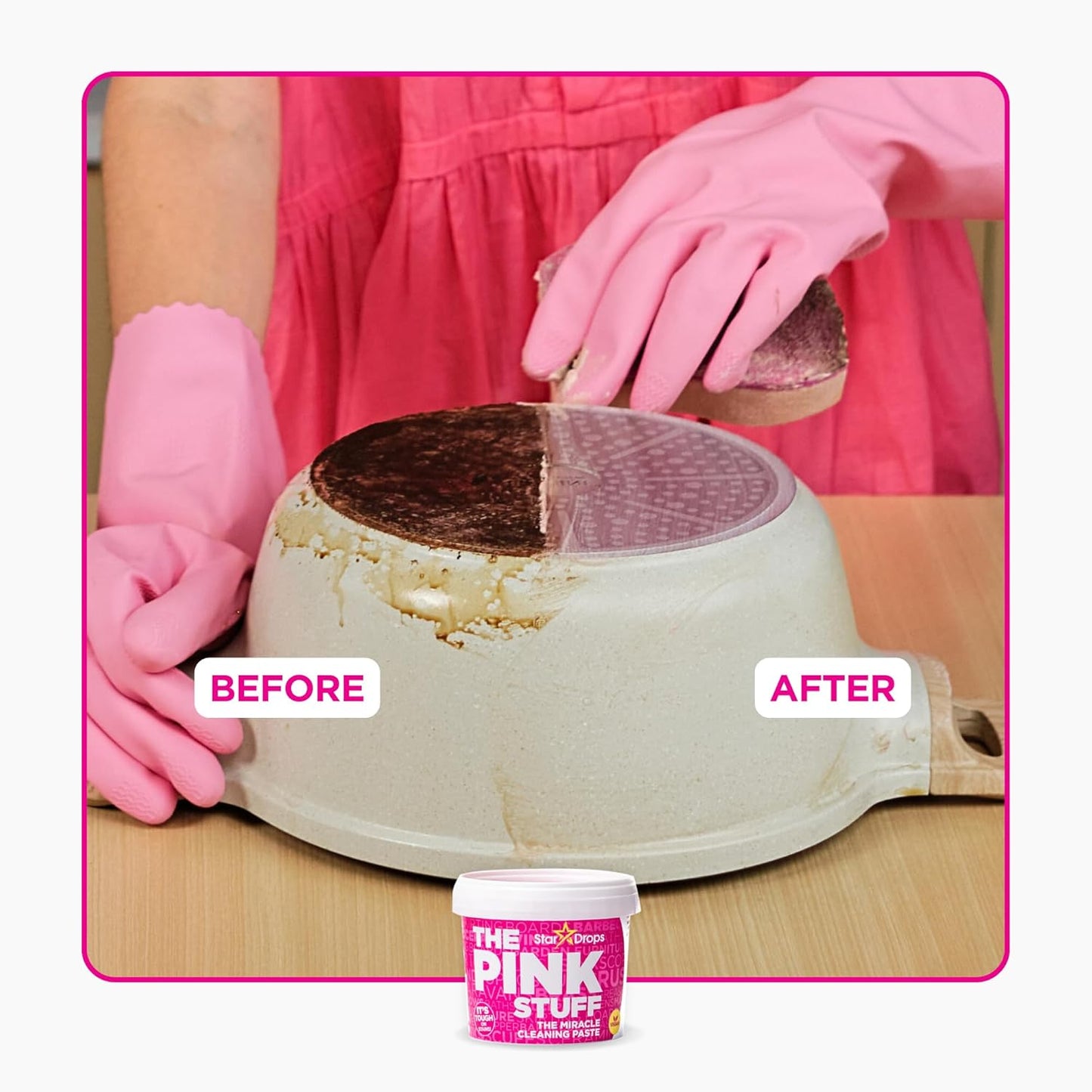 The Pink Stuff Miracle Cleaning Bundle | All-Purpose Paste, Cream & Spray