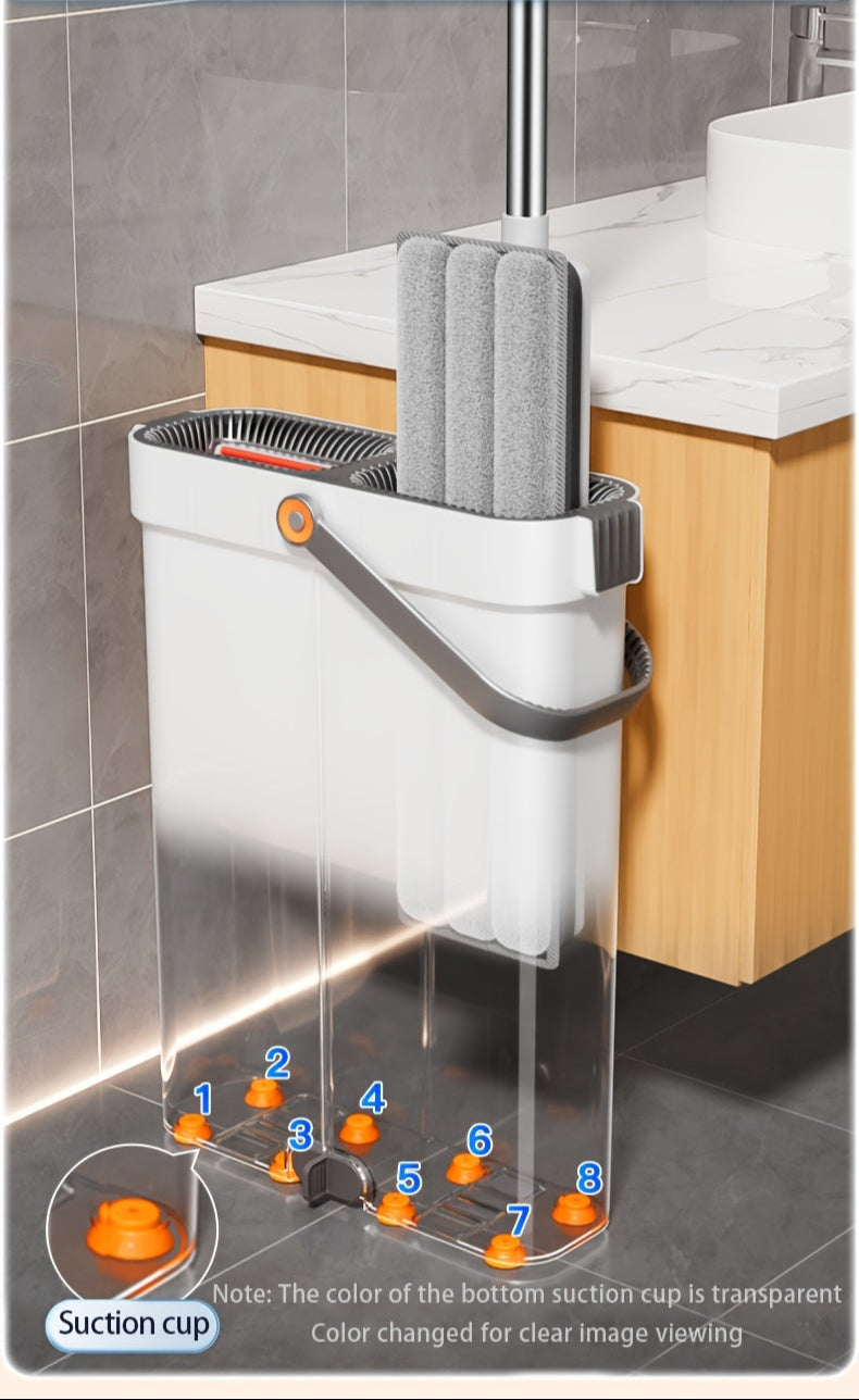 Home Cleaning Tool with 7-fold Scraper and Water Tank