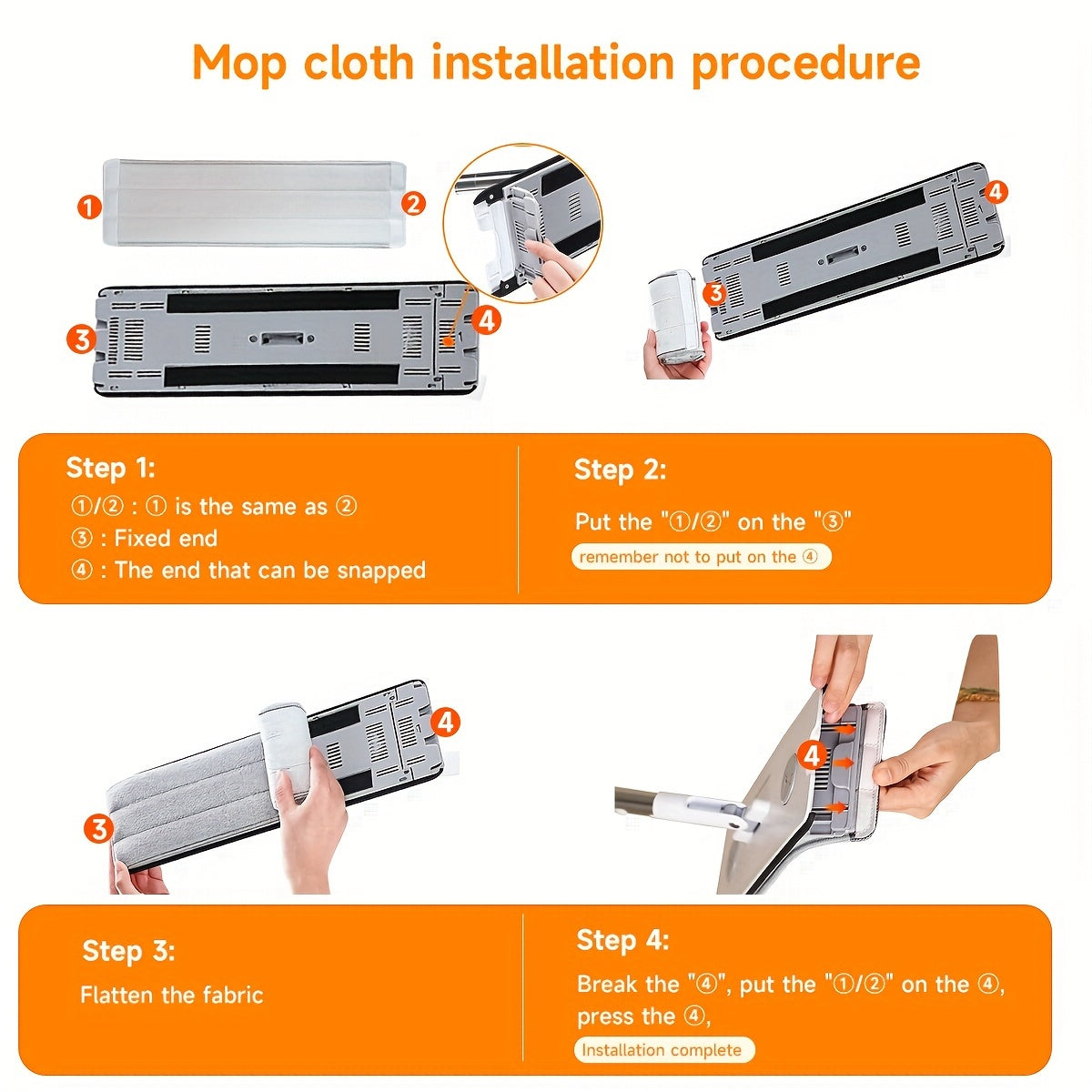 Home Cleaning Tool with 7-fold Scraper and Water Tank