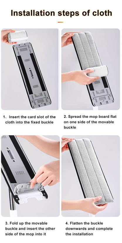 Home Cleaning Tool with 7-fold Scraper and Water Tank