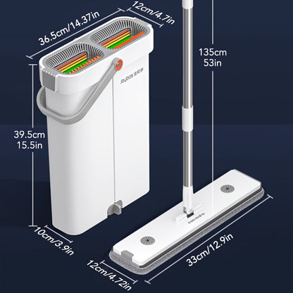 Home Cleaning Tool with 7-fold Scraper and Water Tank