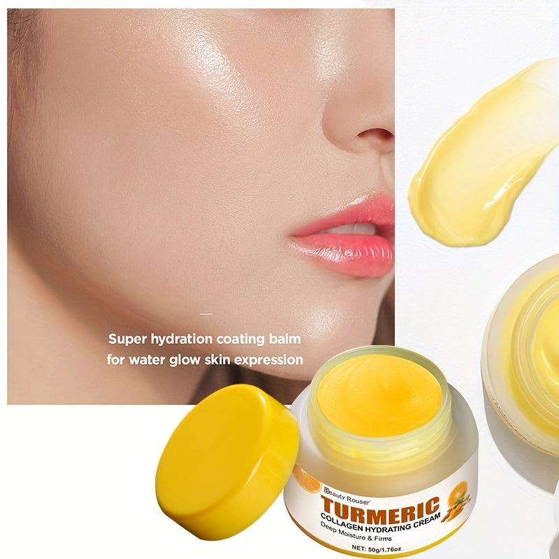 Turmeric & Collagen Hydrating Cream - 1.76oz | Deep Moisture for All Skin Types