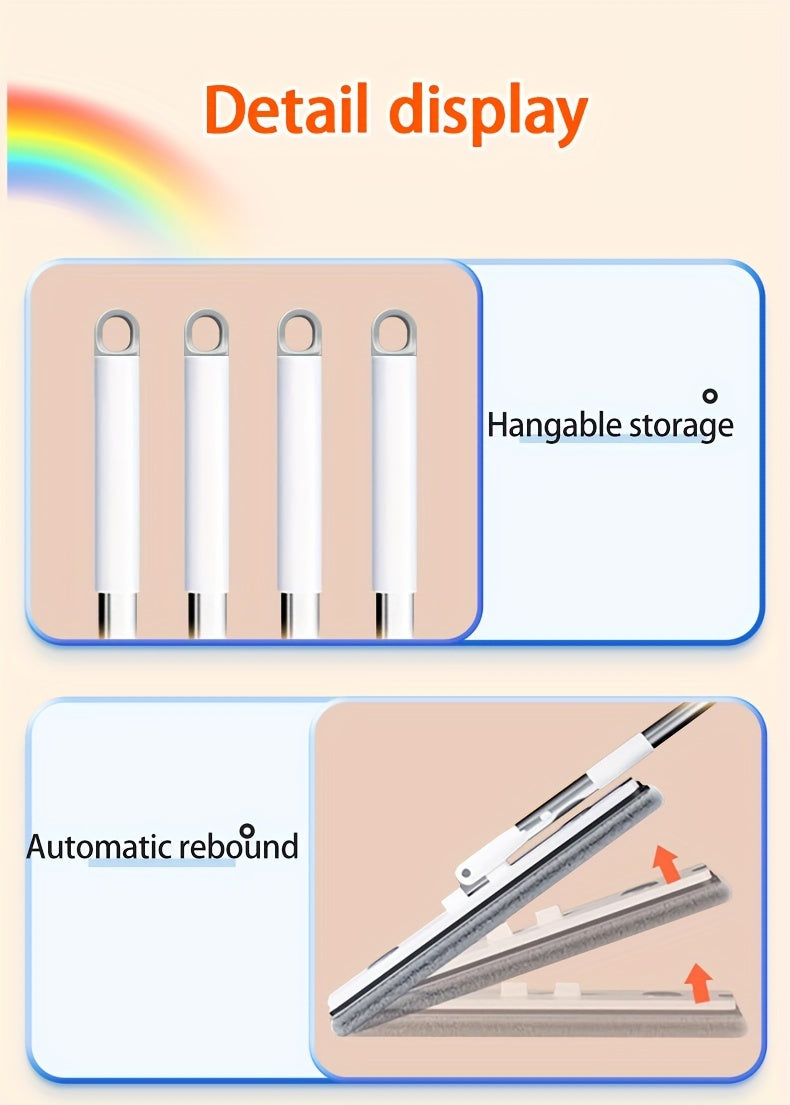 Home Cleaning Tool with 7-fold Scraper and Water Tank