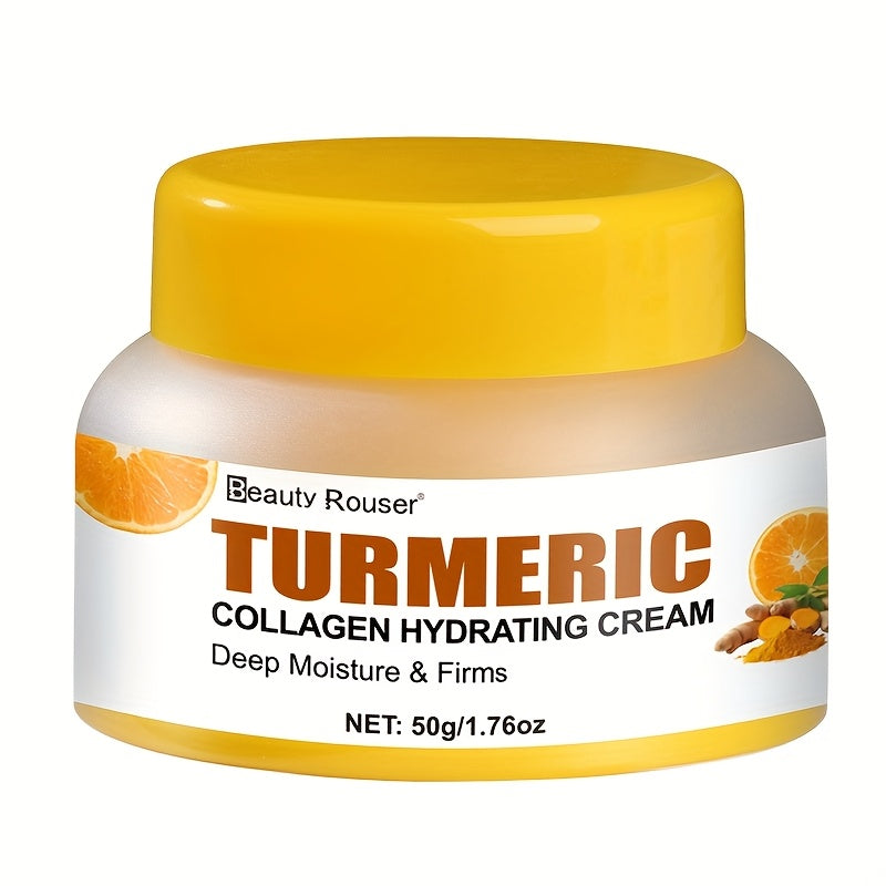 Turmeric & Collagen Hydrating Cream - 1.76oz | Deep Moisture for All Skin Types