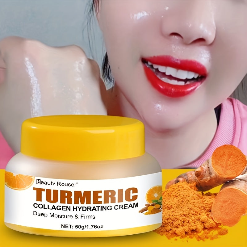 Turmeric & Collagen Hydrating Cream - 1.76oz | Deep Moisture for All Skin Types