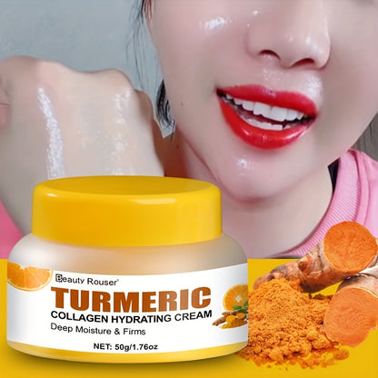 Turmeric & Collagen Hydrating Cream - 1.76oz | Deep Moisture for All Skin Types