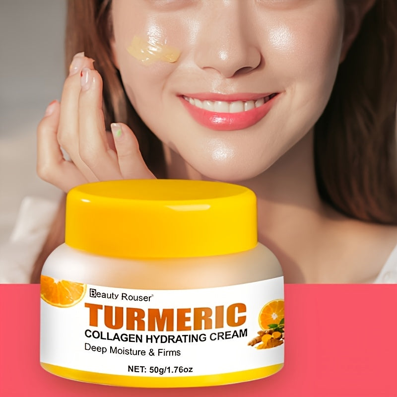 Turmeric & Collagen Hydrating Cream - 1.76oz | Deep Moisture for All Skin Types