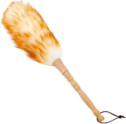 Feather Duster for Cleaning Homes | Soft Wool Duster | Dust Cleaning Brush for Cars, Sofas, Chairs, Wall Paintings, Computers , Surfaces