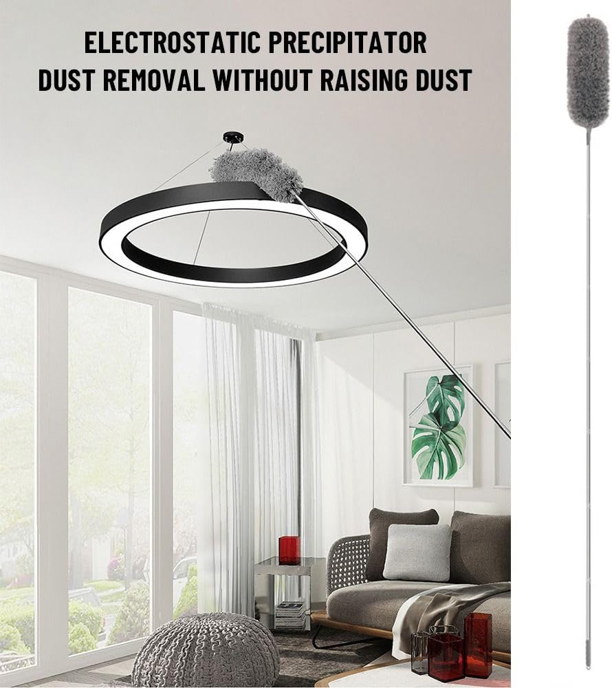 Extendable Dusters for Cleaning High Ceiling Fan | Long Duster for Home, Car, Furniture and Cobweb