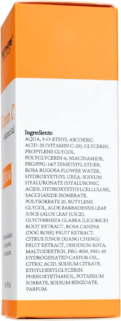 Neutriherbs Vitamin C Face Serum | Anti-Aging + Brightening | Hyaluronic Acid + Collagen | Glowing Skin Daily Care