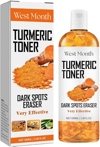 Turmeric Face Toner | Hydrating Pore Minimizer & Exfoliating Toner | Turmeric Oil Toner Serum for Clear, Radiant Skin