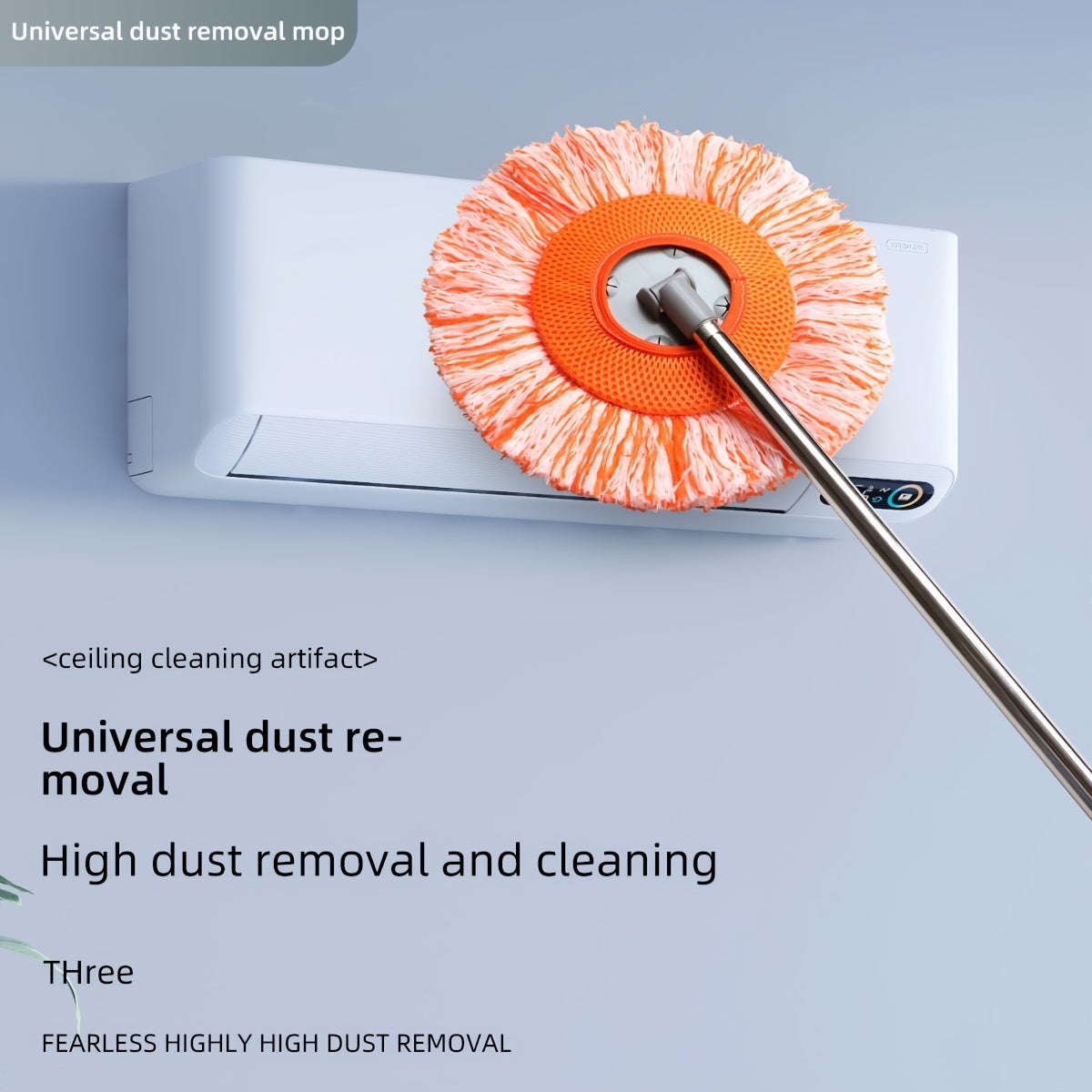 FlexiClean Extendable Ceiling Mop | Effortless Cleaning for Every Surface