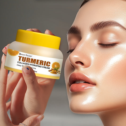 Turmeric & Collagen Hydrating Cream - 1.76oz | Deep Moisture for All Skin Types
