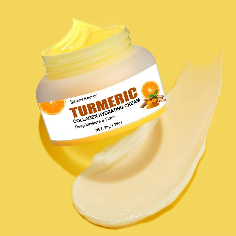 Turmeric & Collagen Hydrating Cream - 1.76oz | Deep Moisture for All Skin Types